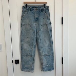 Distressed vintage Carhartt jeans